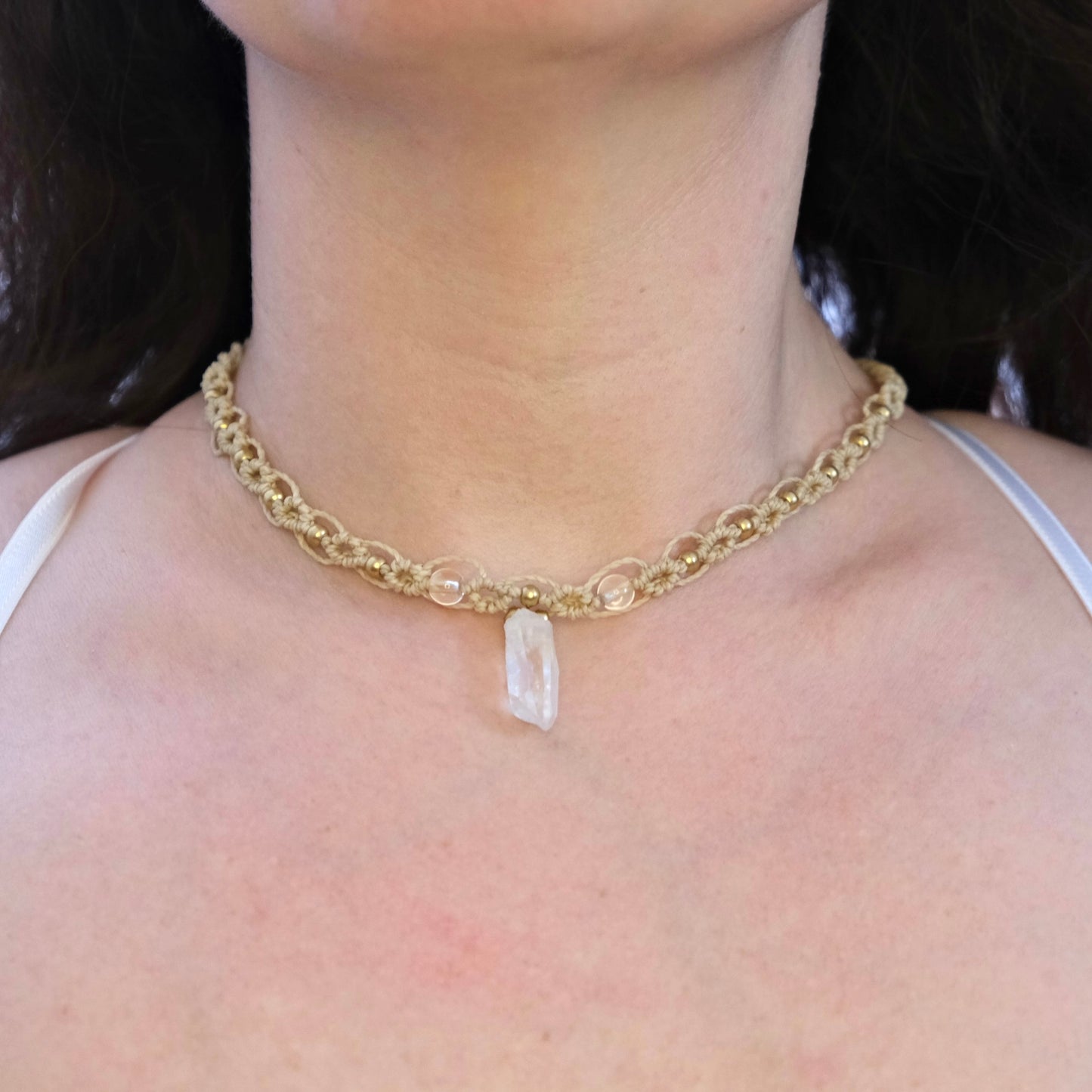 Choker Bergkristall